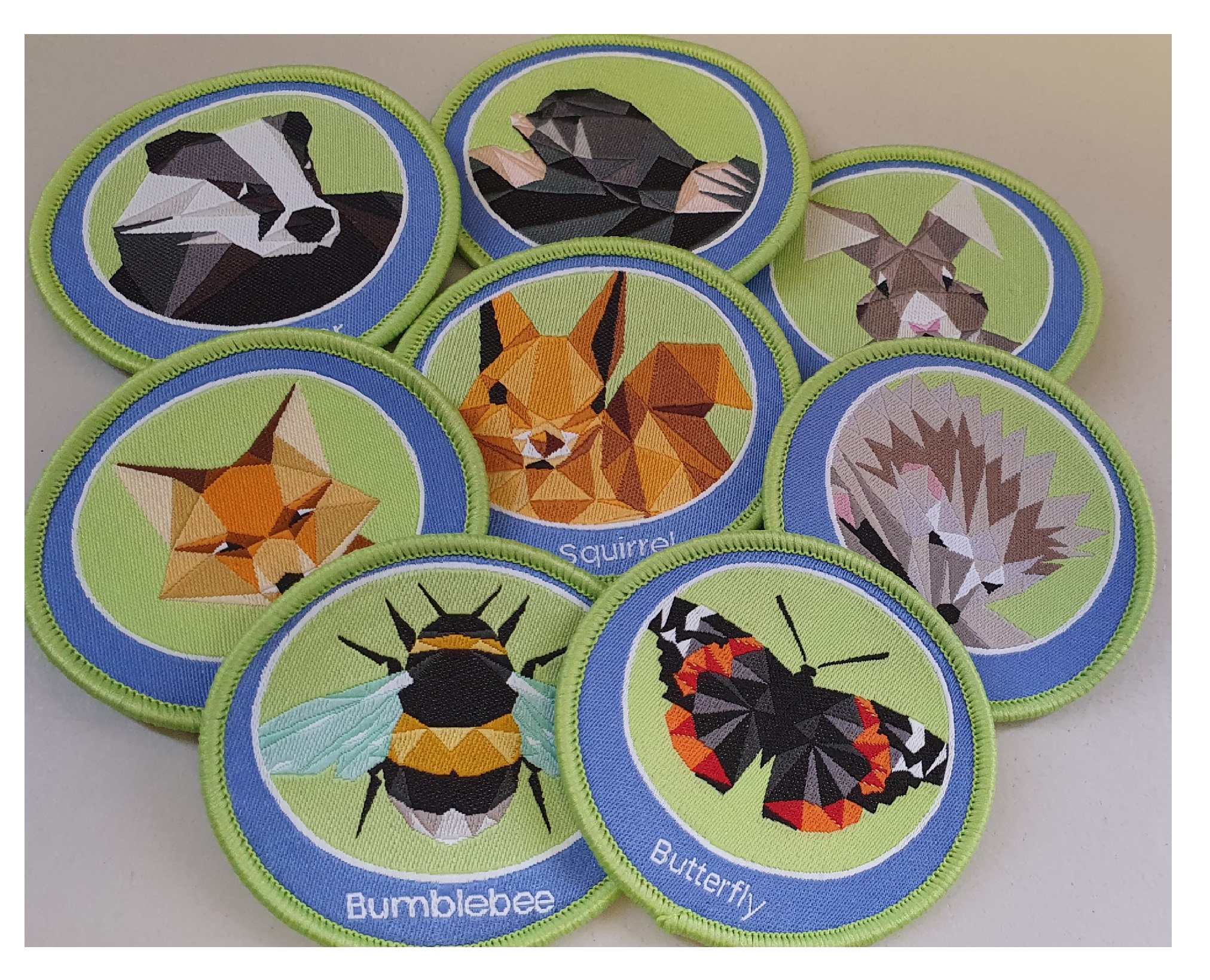 Woodland Animals Emblems (Woven)